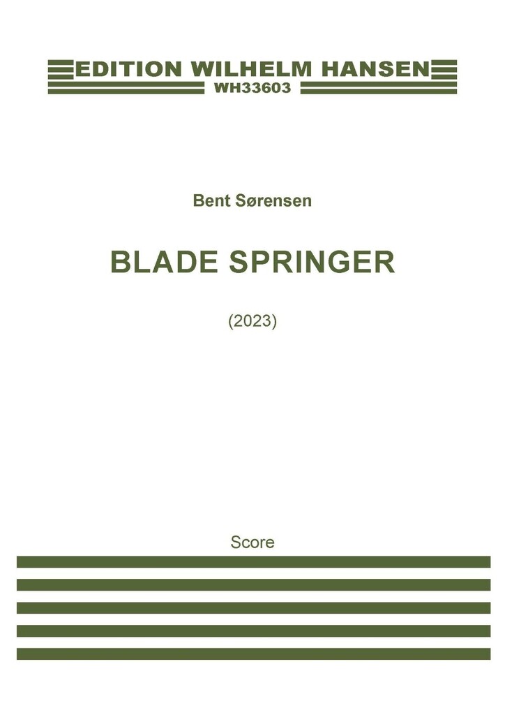 Blade Springer (full score)